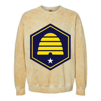 New Flag Of Utah Beehive Symbol Colorblast Crewneck Sweatshirt