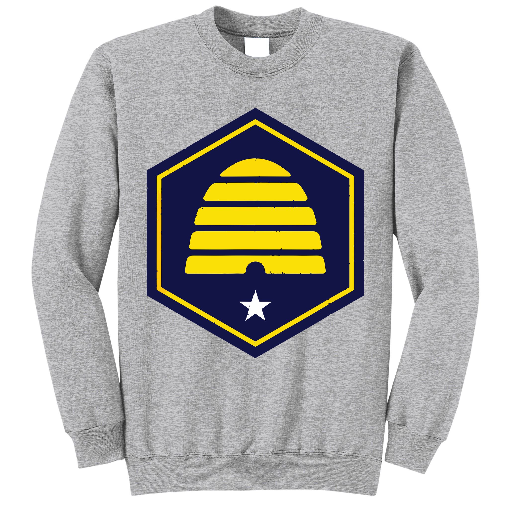 New Flag Of Utah Beehive Symbol Tall Sweatshirt