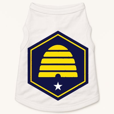 New Flag Of Utah Beehive Symbol Doggie Tank