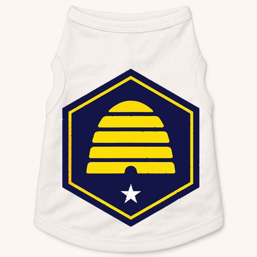 New Flag Of Utah Beehive Symbol Doggie Tank