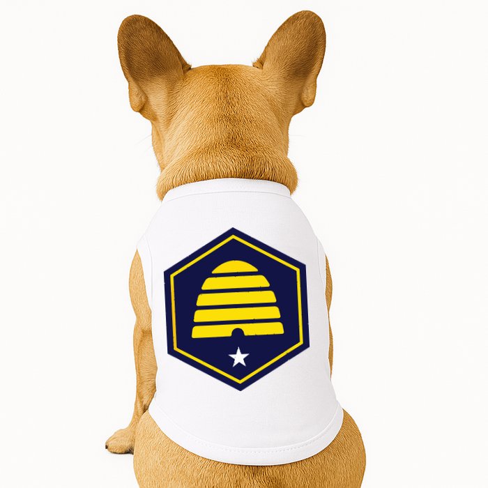 New Flag Of Utah Beehive Symbol Doggie Tank