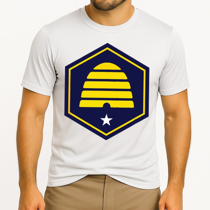 New Flag Of Utah Beehive Symbol Performance Shirt