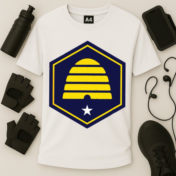 New Flag Of Utah Beehive Symbol Performance Shirt