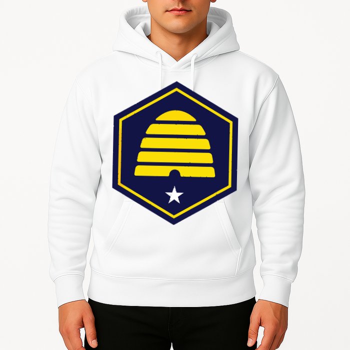 New Flag Of Utah Beehive Symbol Hoodie