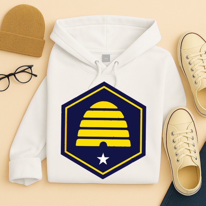 New Flag Of Utah Beehive Symbol Hoodie