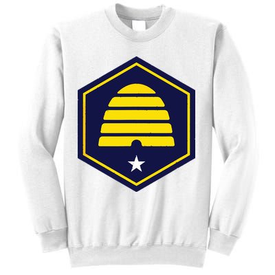 New Flag Of Utah Beehive Symbol Sweatshirt