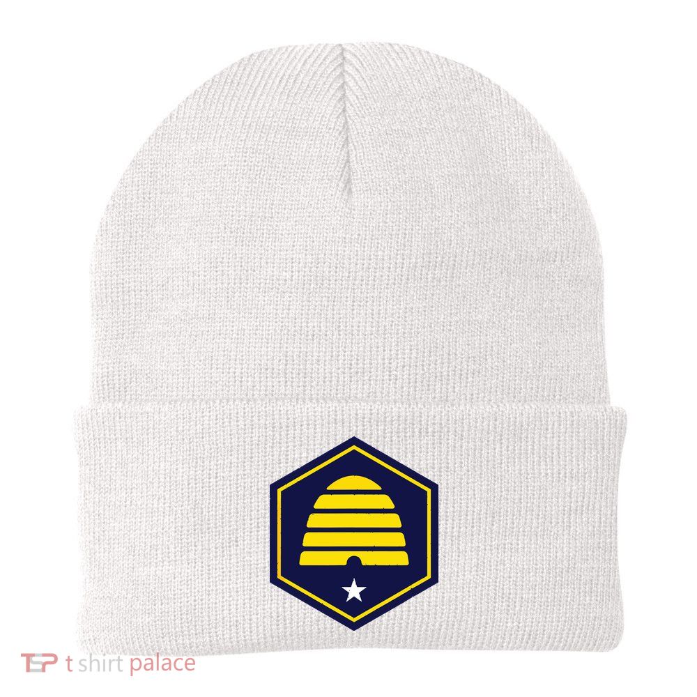 New Flag Of Utah Beehive Symbol Beanie