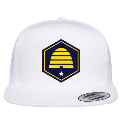 New Flag Of Utah Beehive Symbol Flatbill Hat