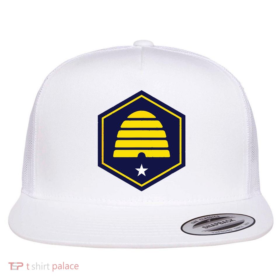 New Flag Of Utah Beehive Symbol Flatbill Hat