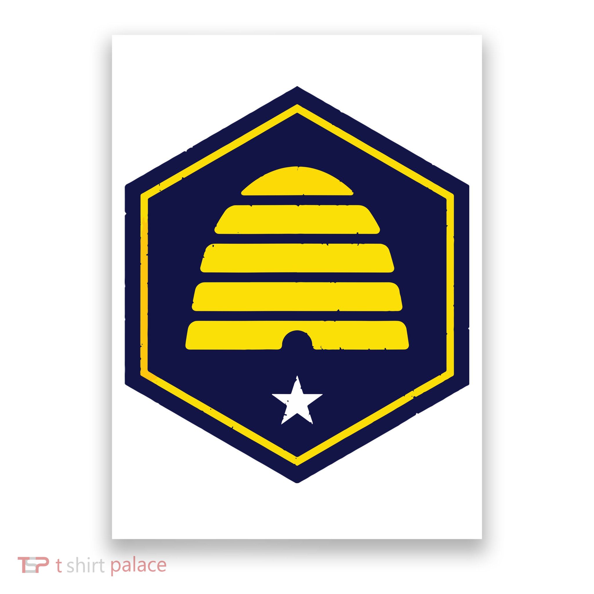 New Flag Of Utah Beehive Symbol Poster