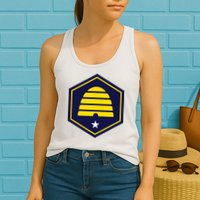 New Flag Of Utah Beehive Symbol Womens Tank Top