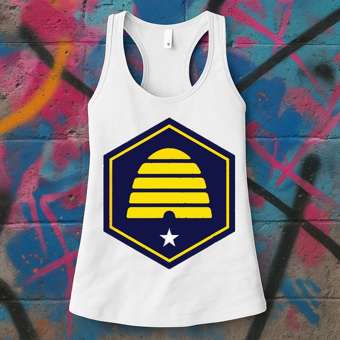 New Flag Of Utah Beehive Symbol Womens Tank Top