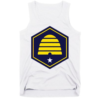 New Flag Of Utah Beehive Symbol Tank Top