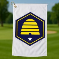 New Flag Of Utah Beehive Symbol Golf Towel