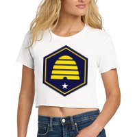 New Flag Of Utah Beehive Symbol Crop Top
