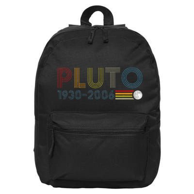 Never Forget Pluto 1930 2006 Nerdy Astronomy Space Science 16 in Basic Backpack