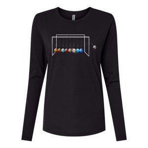 Never Forget Pluto Funny Planet Pluto Womens Cotton Relaxed Long Sleeve T-Shirt