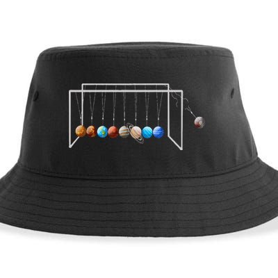 Never Forget Pluto Funny Planet Pluto Sustainable Bucket Hat
