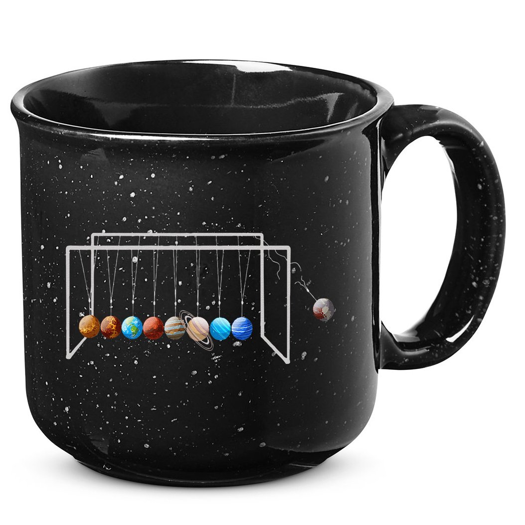 Never Forget Pluto Funny Planet Pluto 15oz Campfire Ceramic Mug