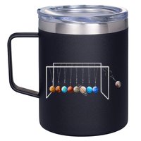 Never Forget Pluto Funny Planet Pluto 12oz Stainless Steel Coffee Mug