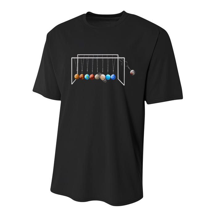 Never Forget Pluto Funny Planet Pluto Youth Performance Sprint T-Shirt