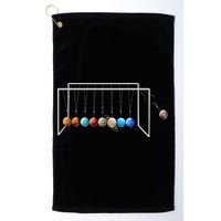 Never Forget Pluto Funny Planet Pluto Golf Towel