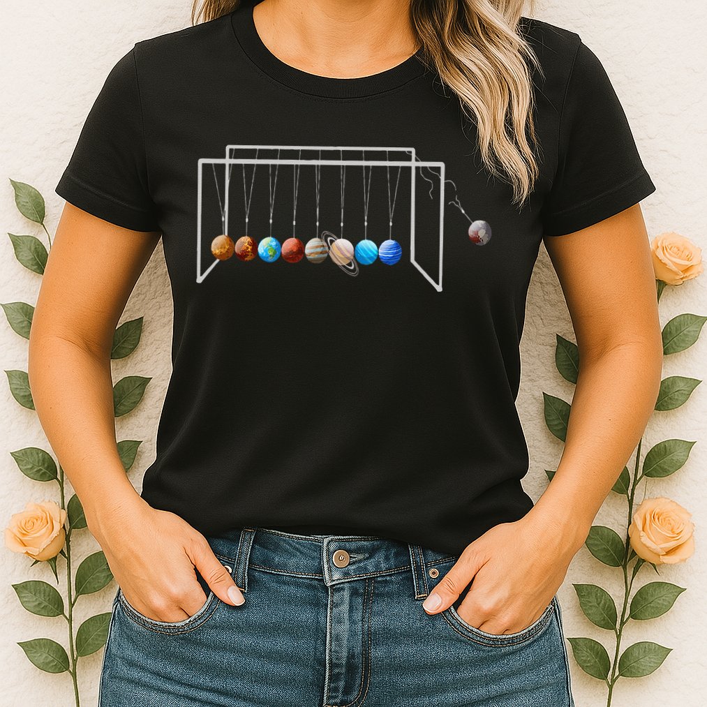Never Forget Pluto Funny Planet Pluto Womens T-Shirt