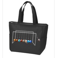 Never Forget Pluto Funny Planet Pluto Zip Tote Bag