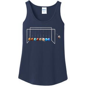 Never Forget Pluto Funny Planet Pluto Ladies Essential Tank