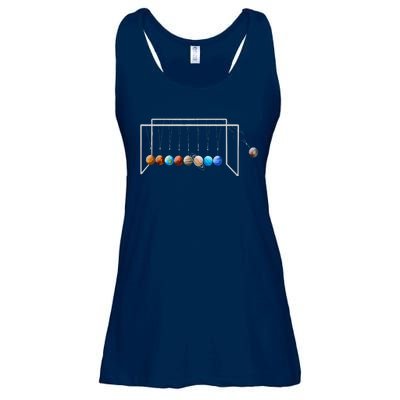 Never Forget Pluto Funny Planet Pluto Ladies Essential Flowy Tank