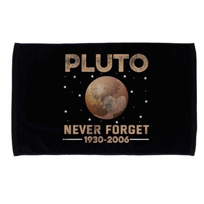 Never Forget Pluto 1930 2006 Nerdy Astronomy Space Science Trendy Design Microfiber Hand Towel