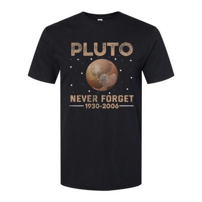 Never Forget Pluto 1930 2006 Nerdy Astronomy Space Science Trendy Design Softstyle® CVC T-Shirt