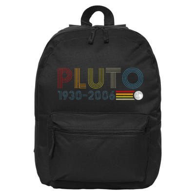 Never Forget Pluto 1930 2006 Nerdy Astronomy Space Science 16 in Basic Backpack