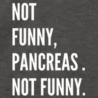 Not Funny Pancreas Not Funny Vector Backpack