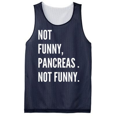 Not Funny Pancreas Not Funny Mesh Reversible Basketball Jersey Tank