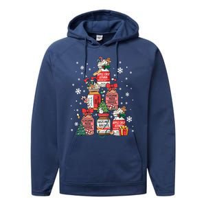 Nurse Funny Peppermint Mocha Propofol Christmas Tree Nurses Performance Fleece Hoodie