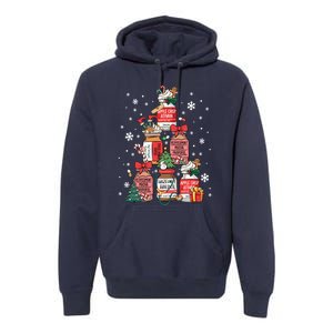 Nurse Funny Peppermint Mocha Propofol Christmas Tree Nurses Premium Hoodie