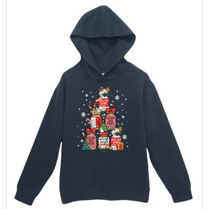 Nurse Funny Peppermint Mocha Propofol Christmas Tree Nurses Urban Pullover Hoodie