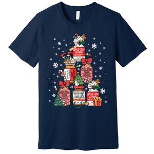 Nurse Funny Peppermint Mocha Propofol Christmas Tree Nurses Premium T-Shirt