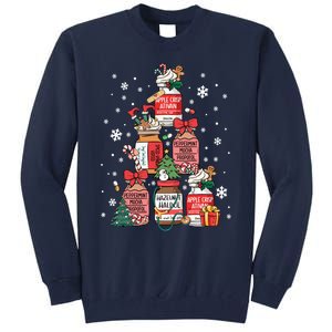 Nurse Funny Peppermint Mocha Propofol Christmas Tree Nurses Tall Sweatshirt