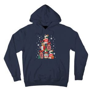 Nurse Funny Peppermint Mocha Propofol Christmas Tree Nurses Tall Hoodie