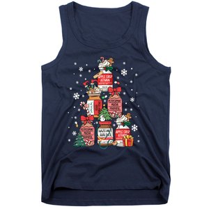 Nurse Funny Peppermint Mocha Propofol Christmas Tree Nurses Tank Top