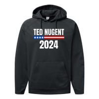 Nugent For President 2024 Performance Fleece Hoodie