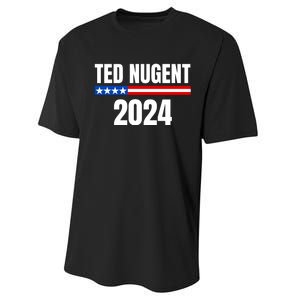 Nugent For President 2024 Performance Sprint T-Shirt