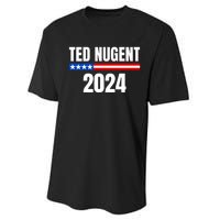 Nugent For President 2024 Performance Sprint T-Shirt