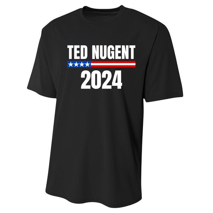 Nugent For President 2024 Performance Sprint T-Shirt