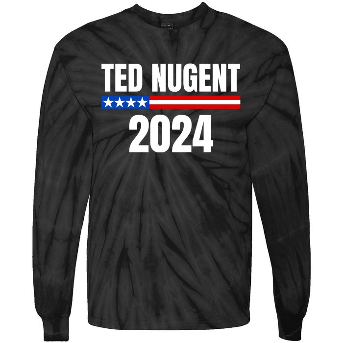 Nugent For President 2024 Tie-Dye Long Sleeve Shirt