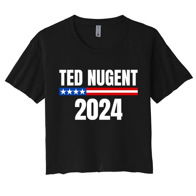 Nugent For President 2024 Women's Crop Top Tee