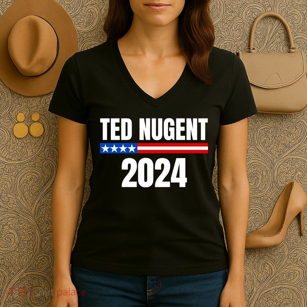 Nugent For President 2024 Women's V-Neck T-Shirt