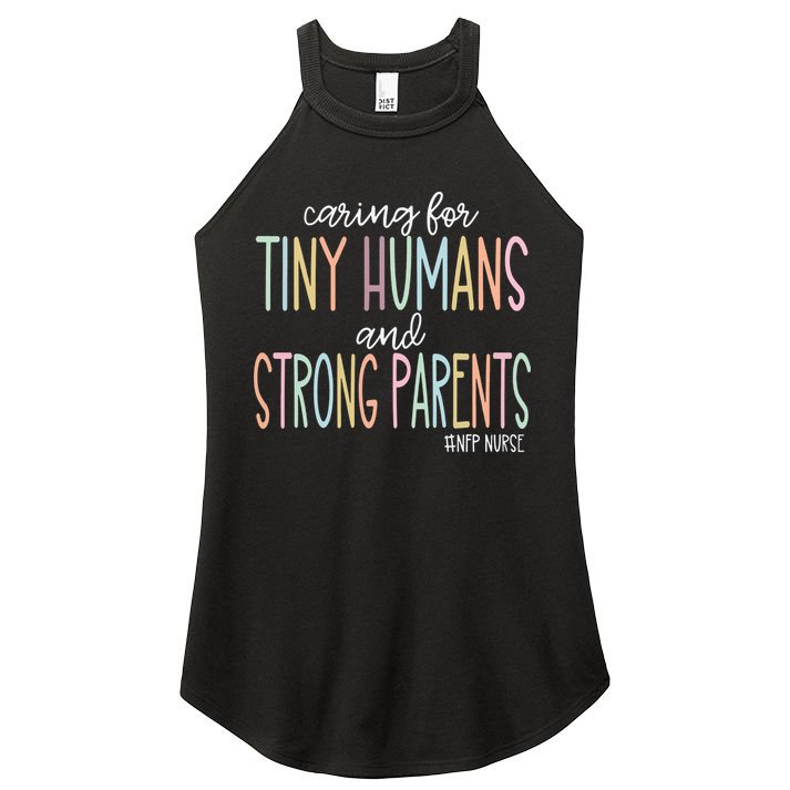 Nurse Family Partnership Nfp Nurse Women's Perfect Tri Rocker Tank